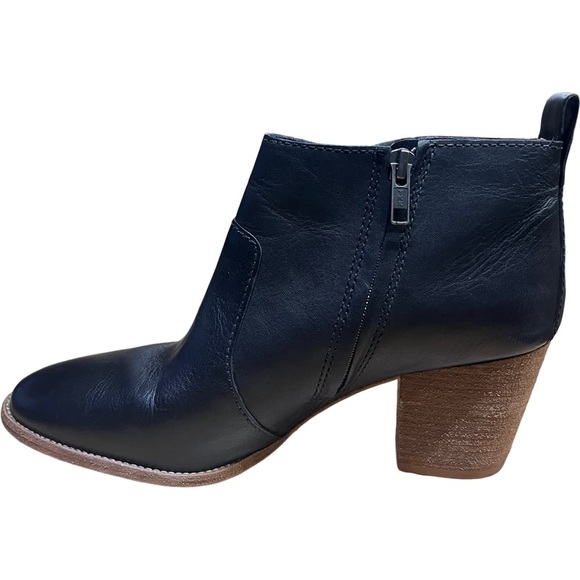 Madewell Brenner Boot Leather Ankle Boot  Zip Women US 9.5 - Picture 4 of 8